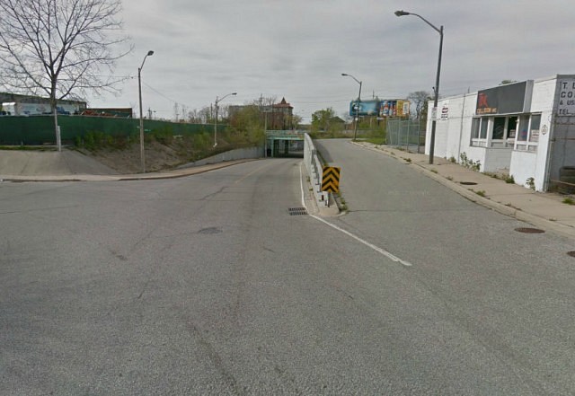 Drouillard Road and Edna as seen from Google Streetview