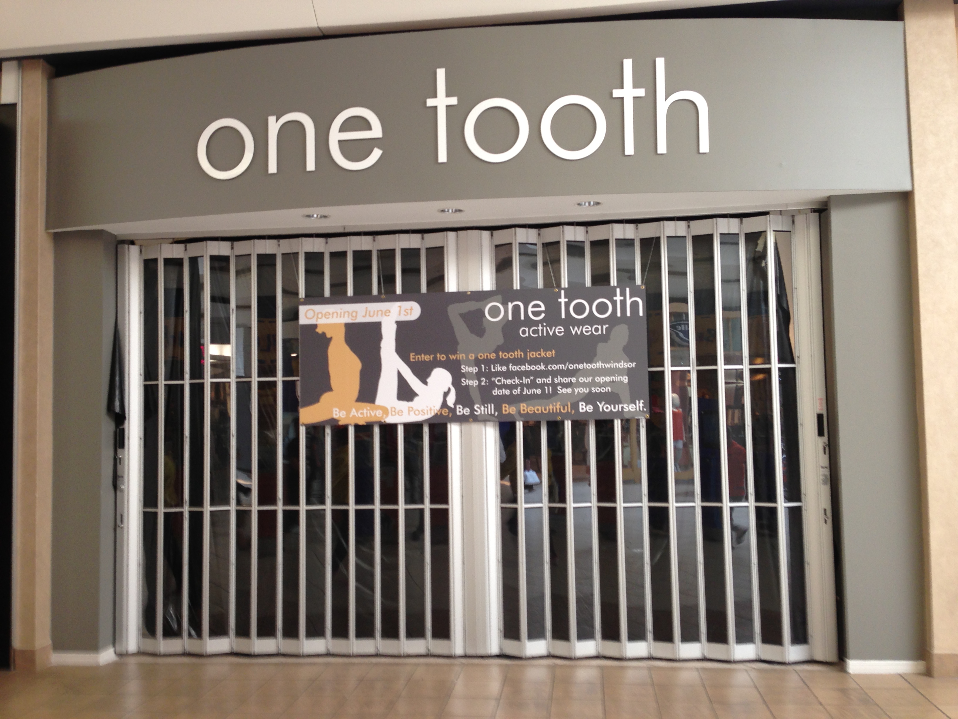 Now Open: One Tooth Yoga And Activewear Store At Devonshire Mall | windsoriteDOTca News