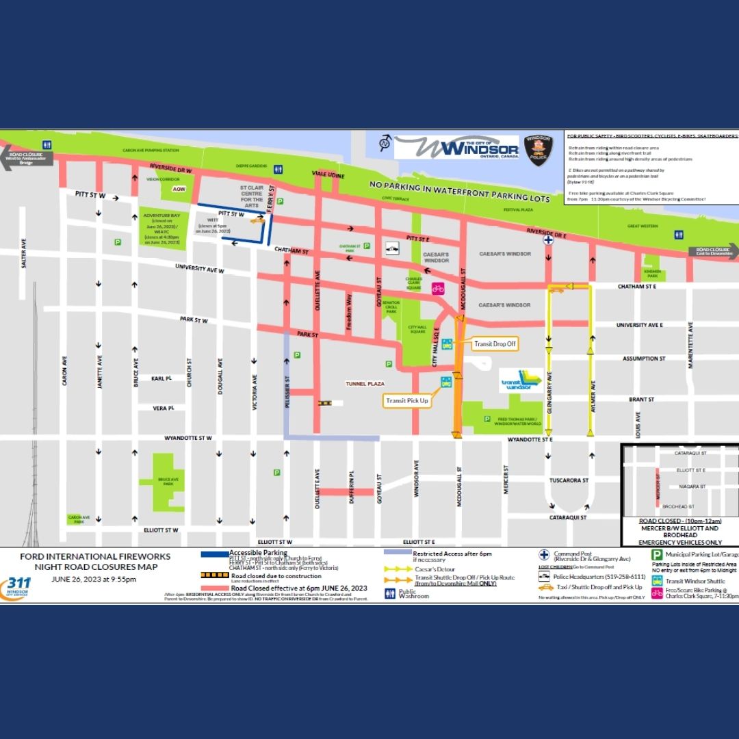 Fireworks 2023 You Should Know About These Road Closures