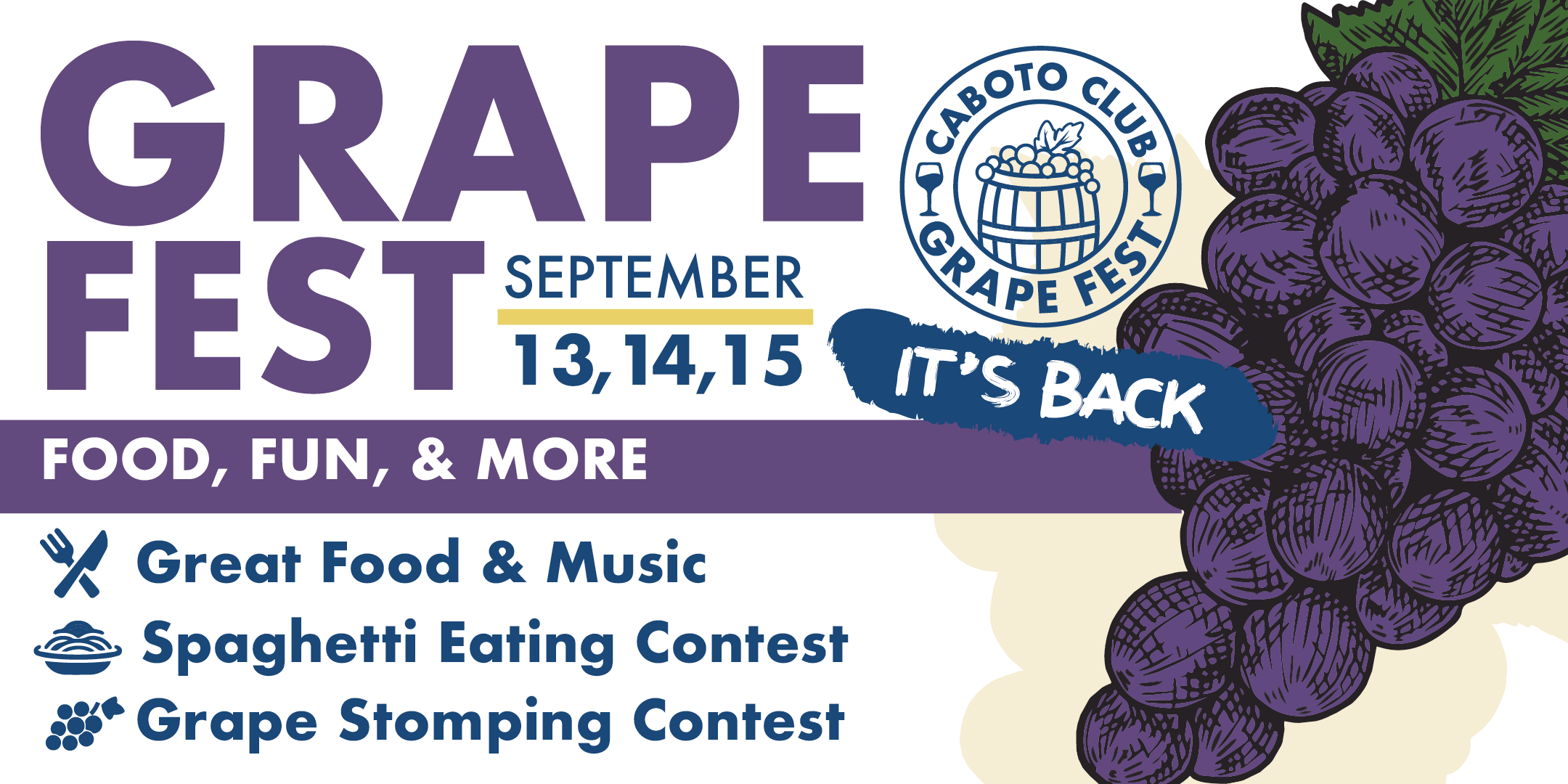 Caboto Club Grape Fest 2024 Windsor & Essex County Events